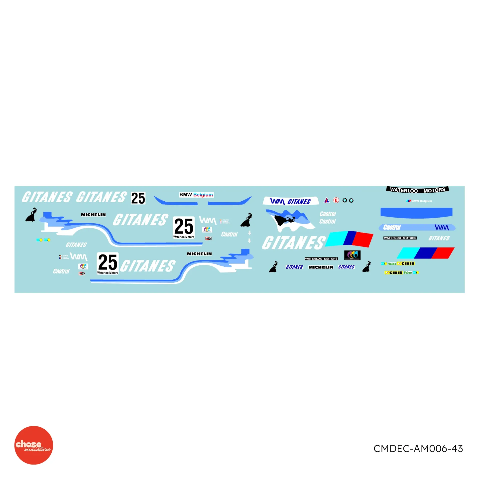 [CMDEC-AM006-43] BMW 635 CSi #25 - 24h de Spa 1983 - A. Pelier - A. Cudini - D. Snobeck