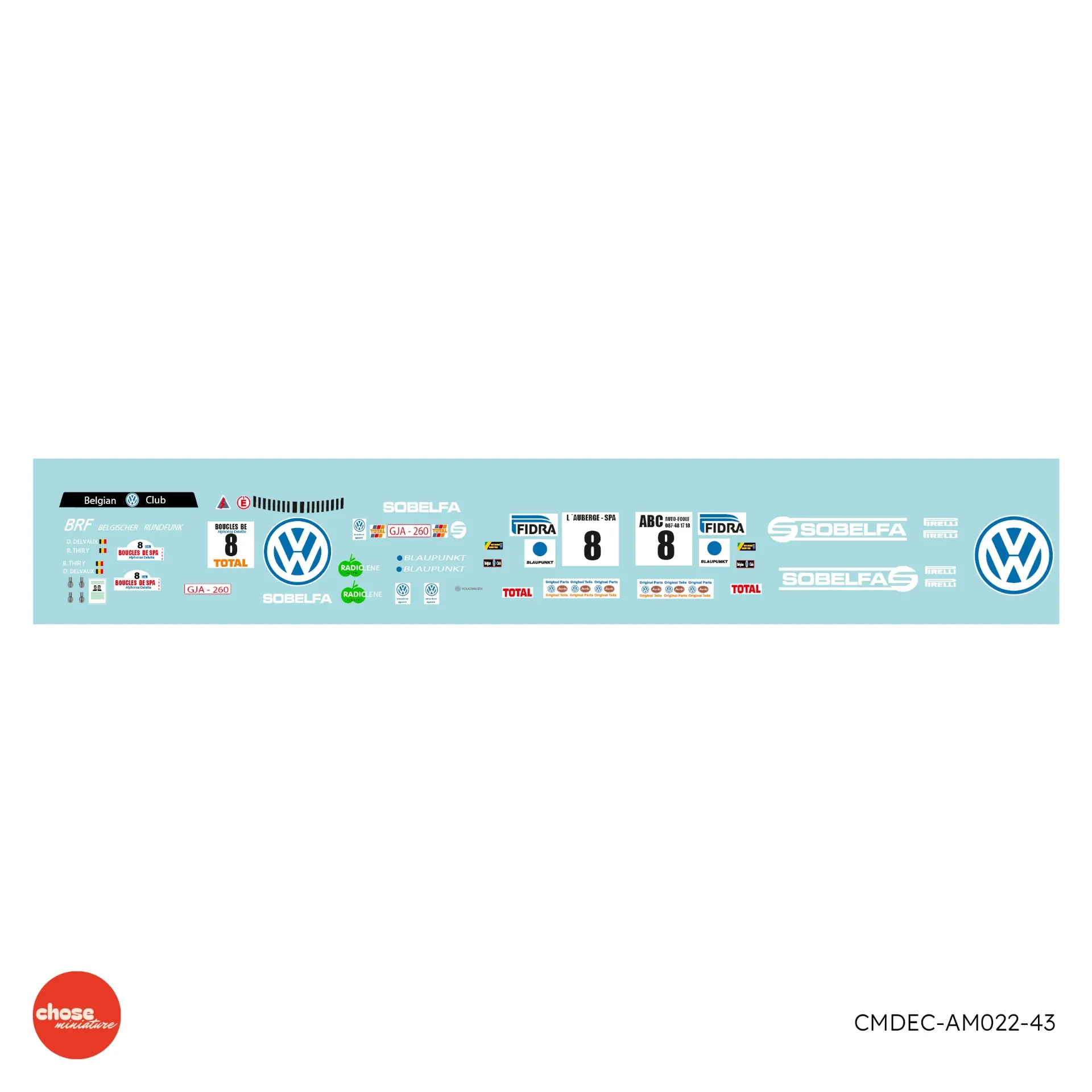 Volkswagen Golf II GTi 16V #8 - Boucles de Spa Alphonse Delettre 1989 - B. Thiry - D. Delvaux