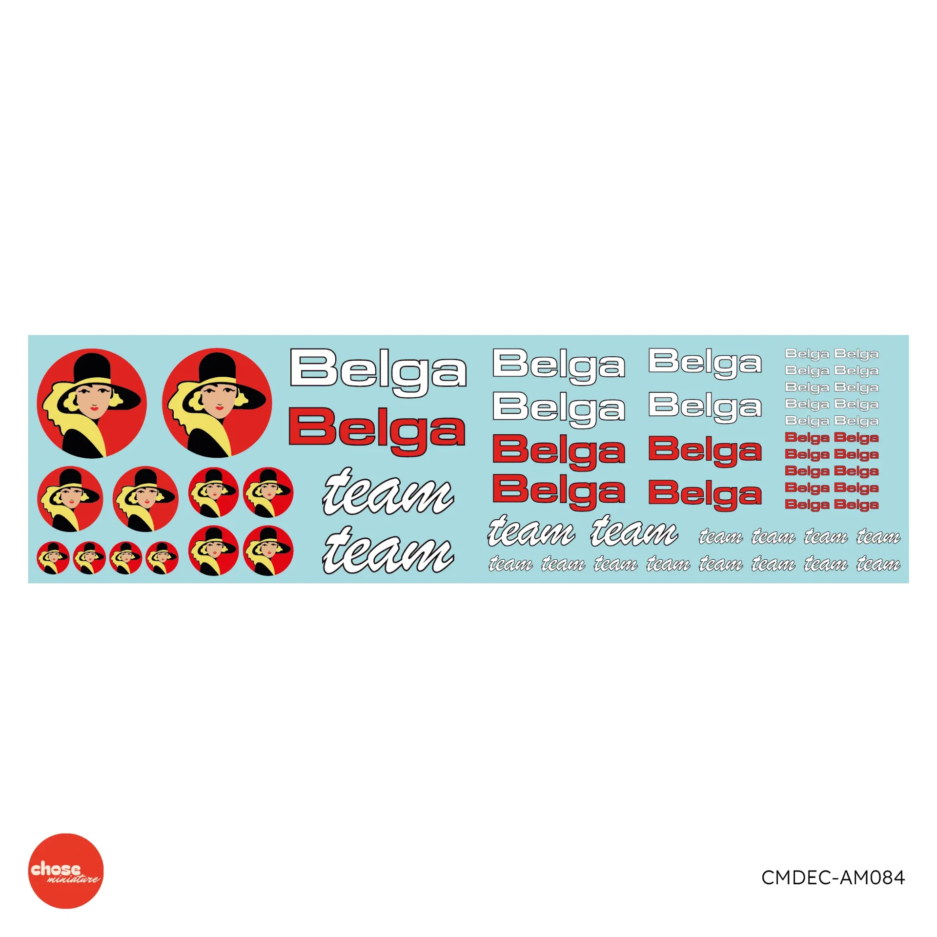 [CMDEC-AM084] Marque Belga (formats divers)