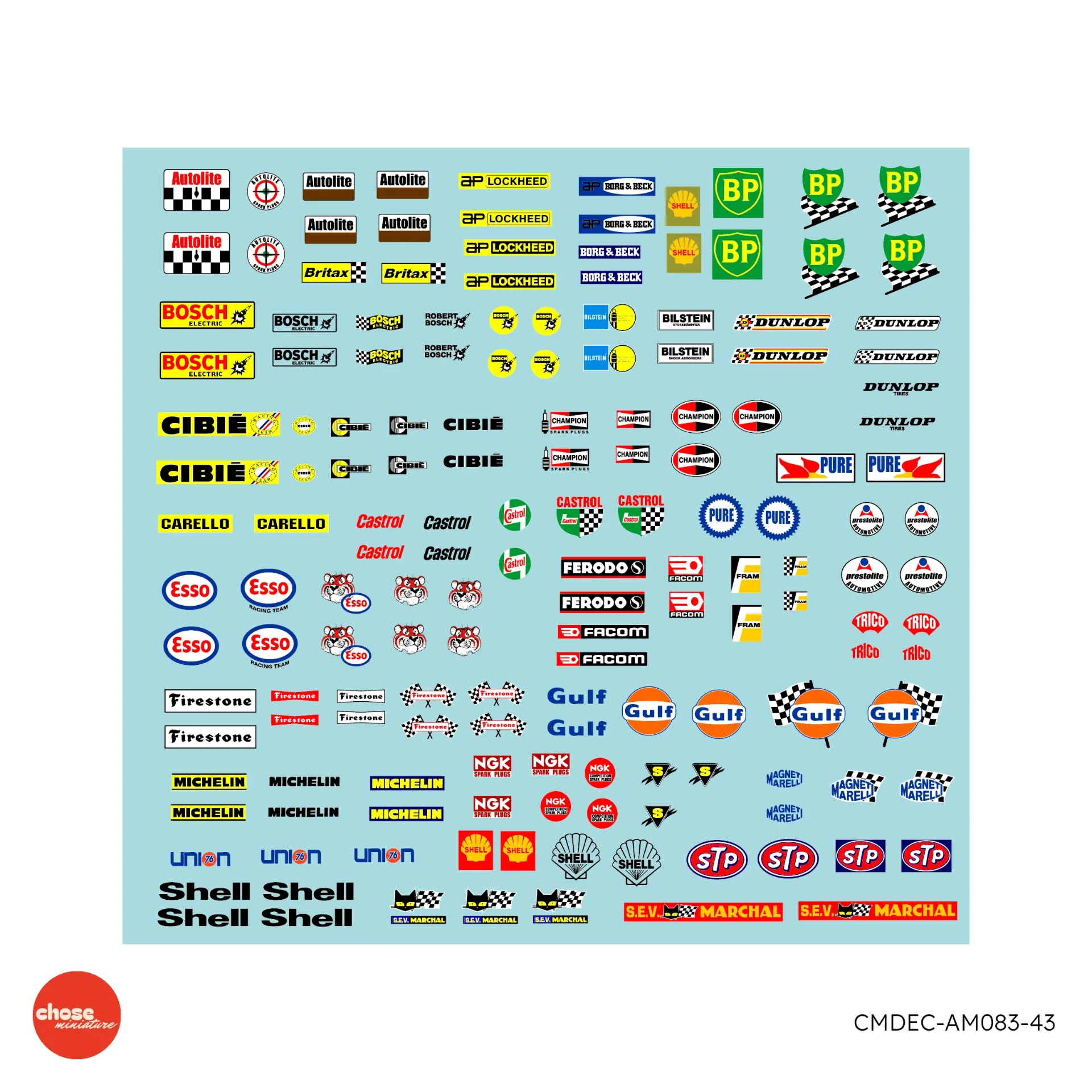 [CMDEC-AM083-43] Logos de marque diverses