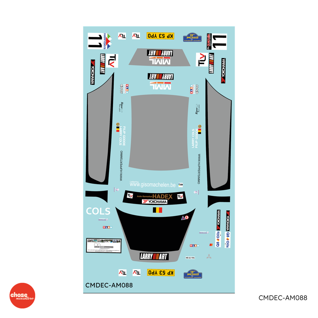 [CMDEC-AM088] Mitsubishi Lancer WRC 05 #11 - JMC Rallye Hautes Fagnes 2017 - L. Cols - F. Goddé