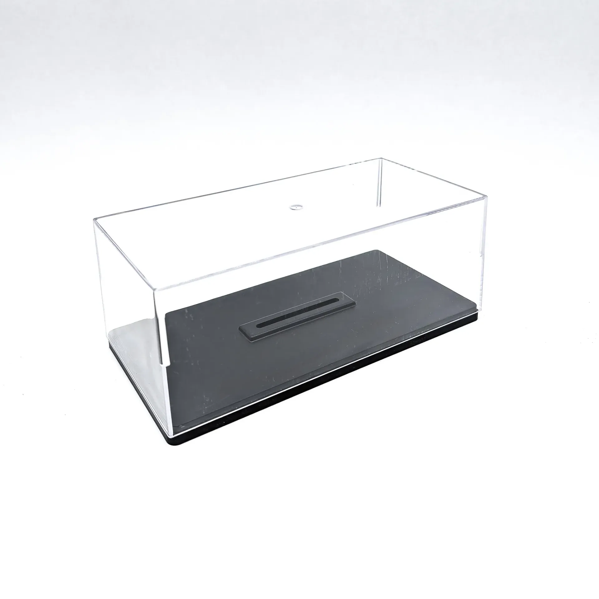 [aki-plexi03] Boîte vitrine 1/24 (H: 8 cm) avec socle de fixation réglable
