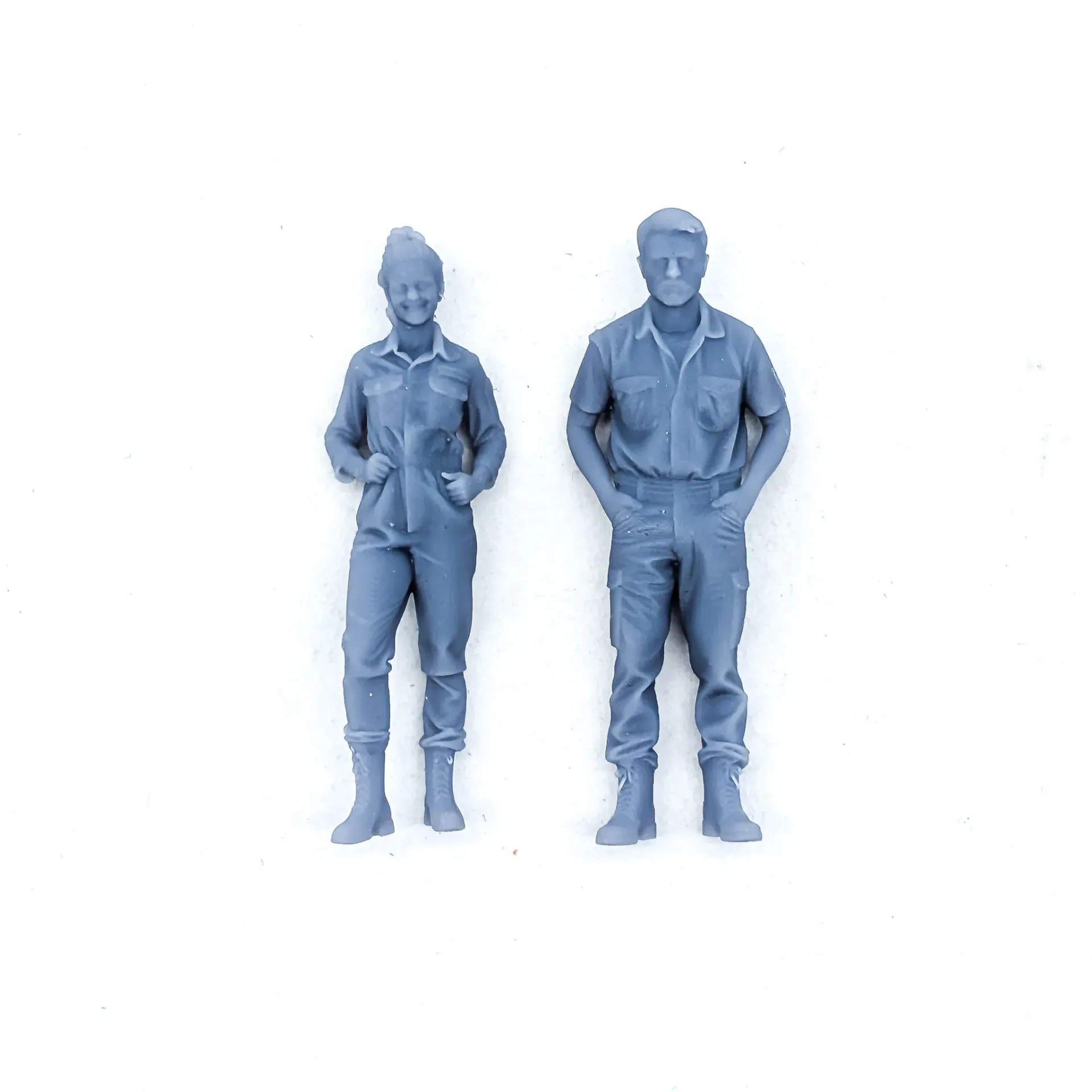 Duo de Figurines Équipe de Garagistes 1/43